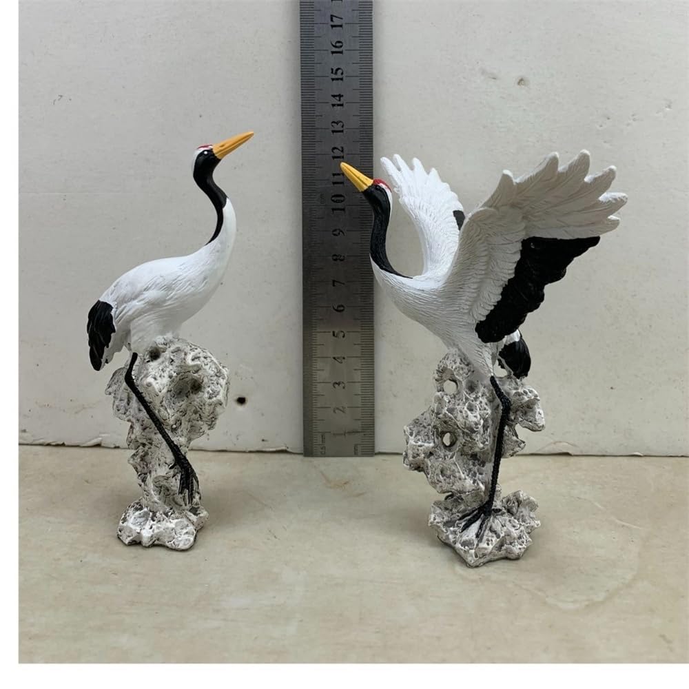 Amazon.co.jp: tonntyann ガーデンオーナメント 鶴 置物 2点